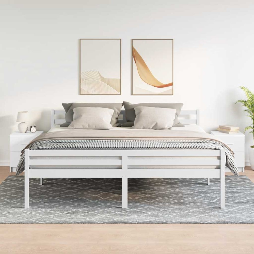 vidaXL Κομοδίνα 2 τεμ. με 2 Συρτάρια Λευκά 40x36x50 εκ.