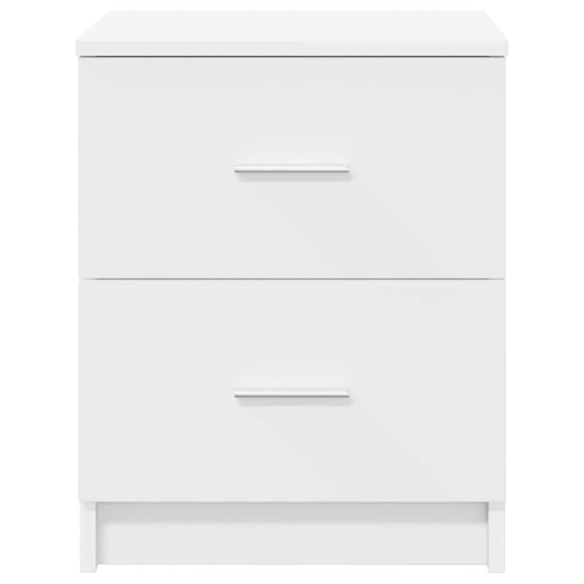 vidaXL Κομοδίνα 2 τεμ. με 2 Συρτάρια Λευκά 40x36x50 εκ.