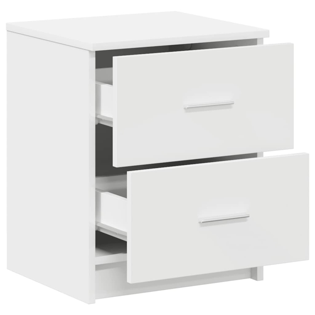 vidaXL Κομοδίνα 2 τεμ. με 2 Συρτάρια Λευκά 40x36x50 εκ.