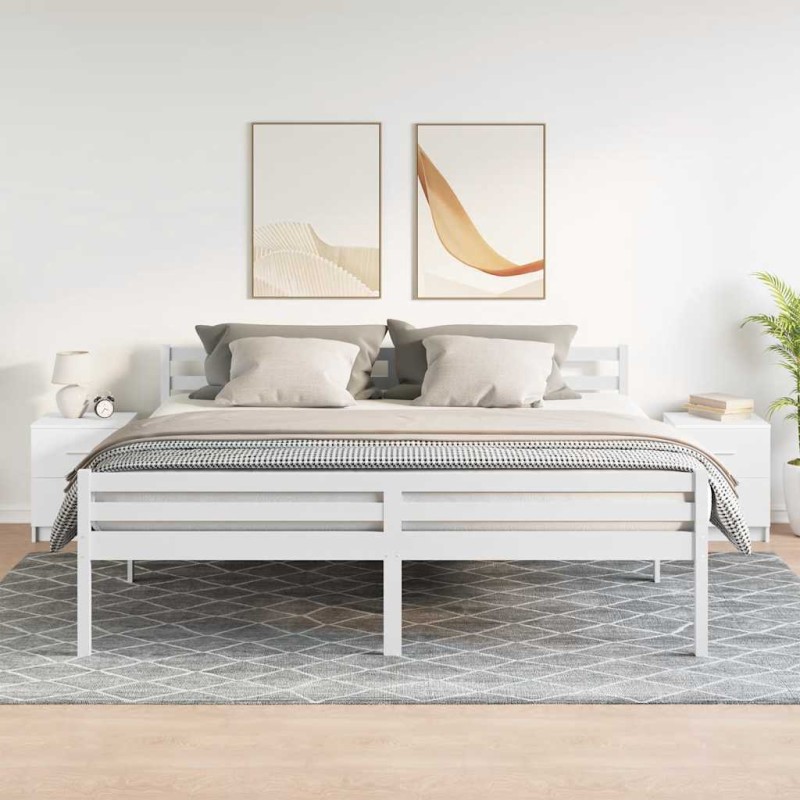 vidaXL Κομοδίνα 2 τεμ. με 2 Συρτάρια Λευκά 40x36x50 εκ.