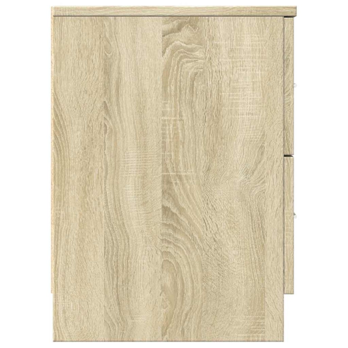 vidaXL Κομοδίνο με 2 Συρτάρια Χρώμα Sonoma Δρυς 40x36x50 εκ.