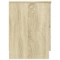 vidaXL Κομοδίνο με 2 Συρτάρια Χρώμα Sonoma Δρυς 40x36x50 εκ.