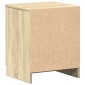 vidaXL Κομοδίνο με 2 Συρτάρια Χρώμα Sonoma Δρυς 40x36x50 εκ.