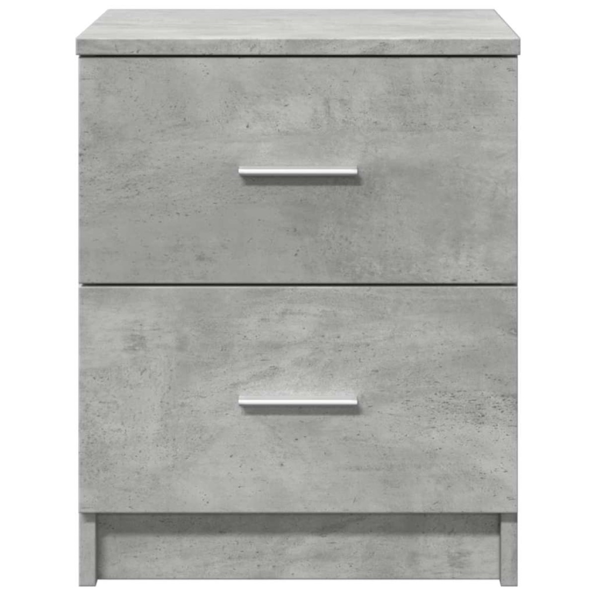 vidaXL Κομοδίνο με 2 Συρτάρια Γκρι Σκυρόδεμα 40x36x50 εκ.