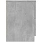 vidaXL Κομοδίνο με 2 Συρτάρια Γκρι Σκυρόδεμα 40x36x50 εκ.