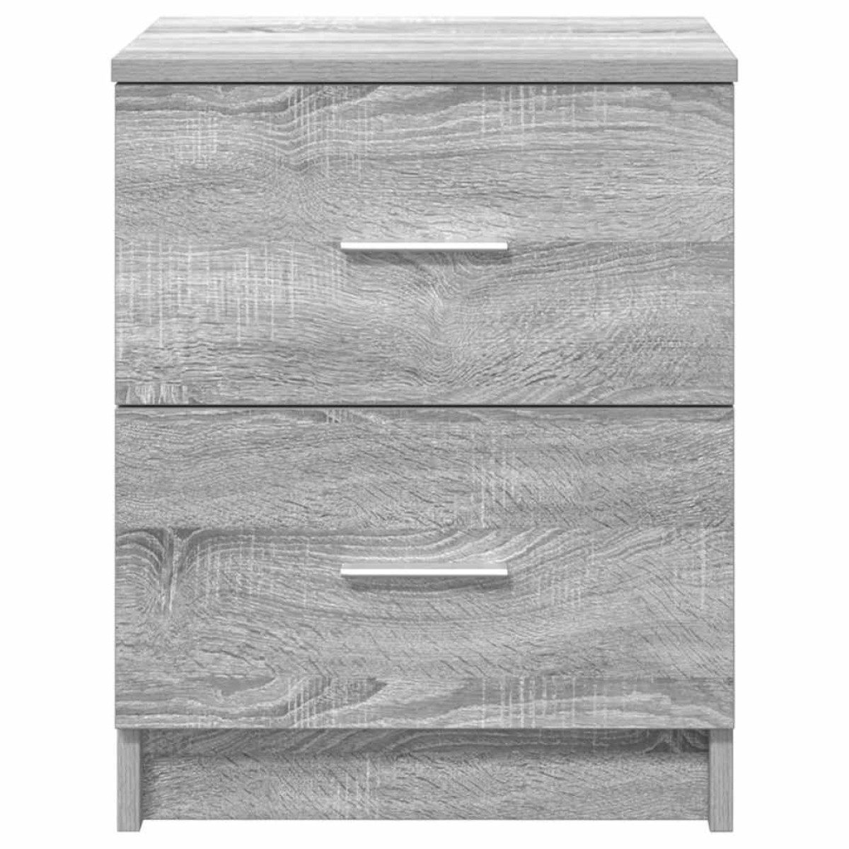 vidaXL Κομοδίνο με 2 Συρτάρια Γκρι Sonoma 40x36x50 εκ.