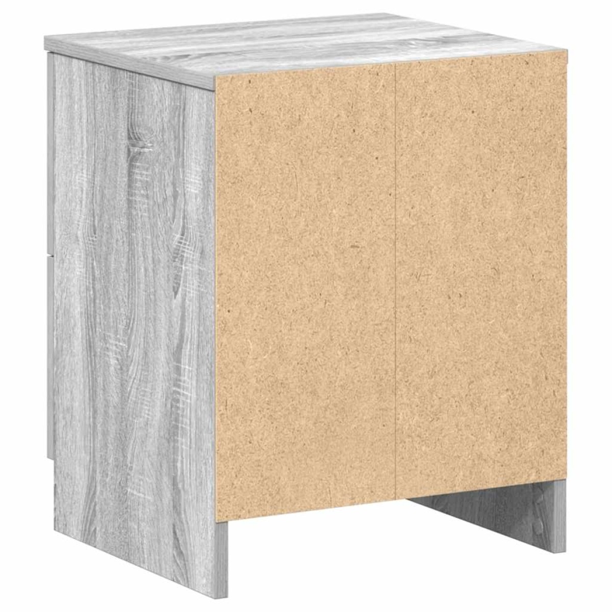 vidaXL Κομοδίνο με 2 Συρτάρια Γκρι Sonoma 40x36x50 εκ.