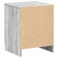 vidaXL Κομοδίνο με 2 Συρτάρια Γκρι Sonoma 40x36x50 εκ.