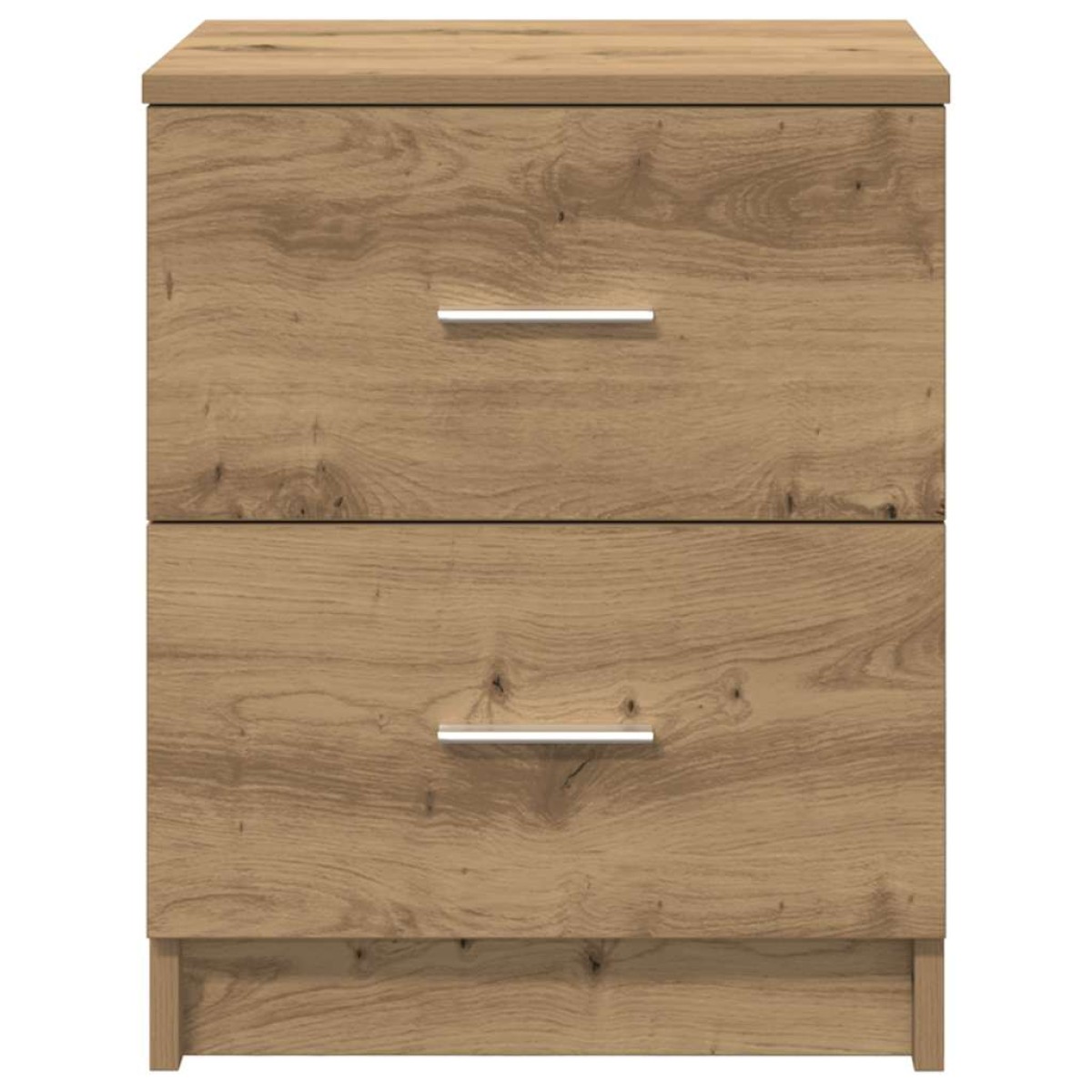 vidaXL Κομοδίνο με 2 Συρτάρια σε Χρώμα Δρυς Artisan 40x36x50 εκ.