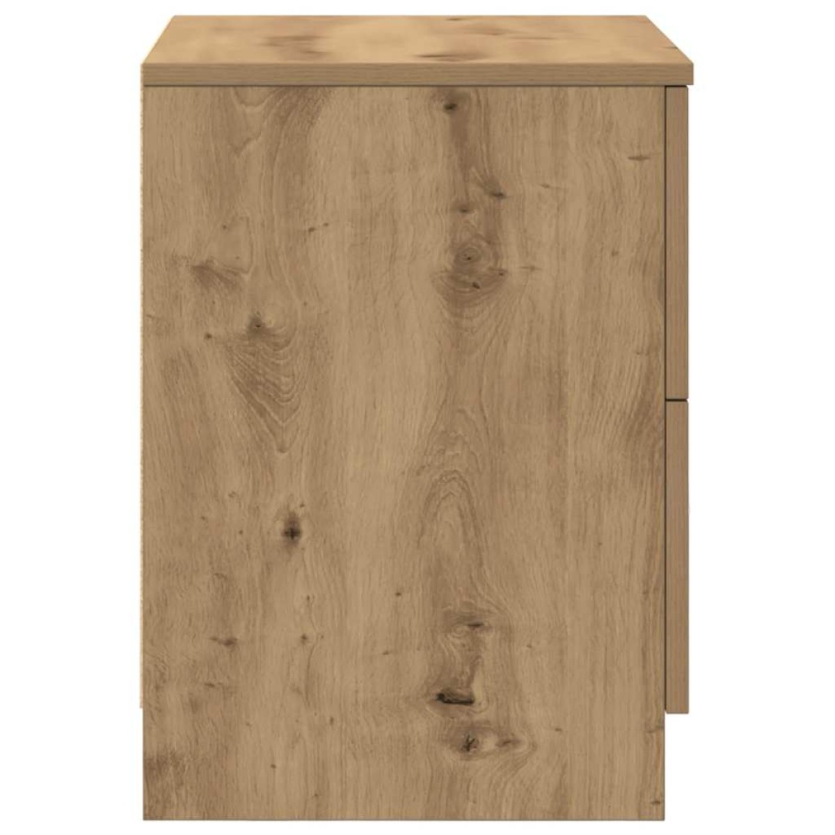 vidaXL Κομοδίνο με 2 Συρτάρια σε Χρώμα Δρυς Artisan 40x36x50 εκ.