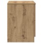 vidaXL Κομοδίνο με 2 Συρτάρια σε Χρώμα Δρυς Artisan 40x36x50 εκ.