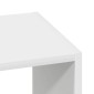 vidaXL Βιβλιοθήκη στοιβαζόμενη Λευκό 30x30x80 cm Ξύλινη κατασκευή