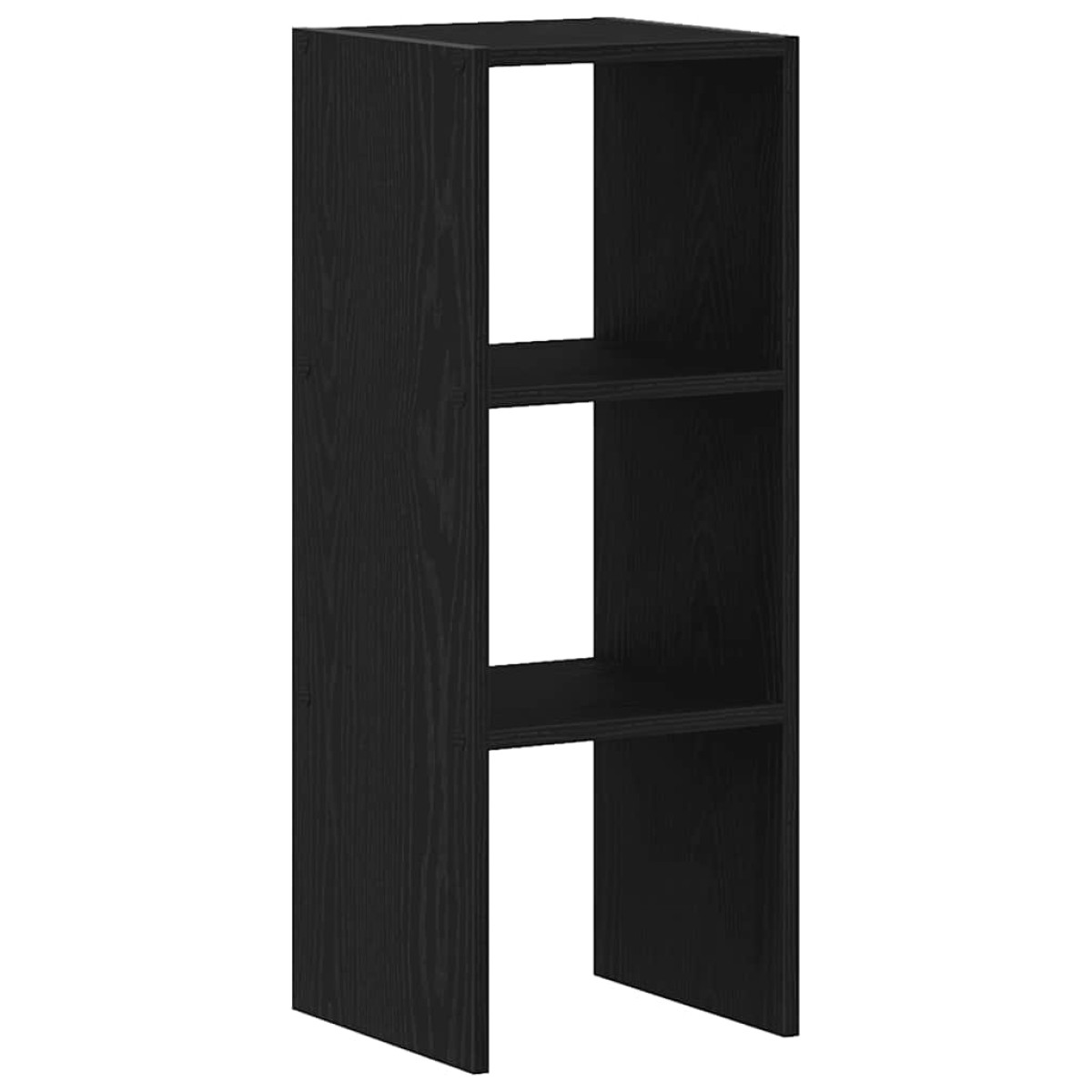 vidaXL Βιβλιοθήκη στοιβαζόμενη Μαύρη δρυς 30x30x80 cm