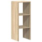 vidaXL Βιβλιοθήκη Στοιβαζόμενα Sonoma Δρυς 30x30x80 εκ. Επεξ. Ξύλο