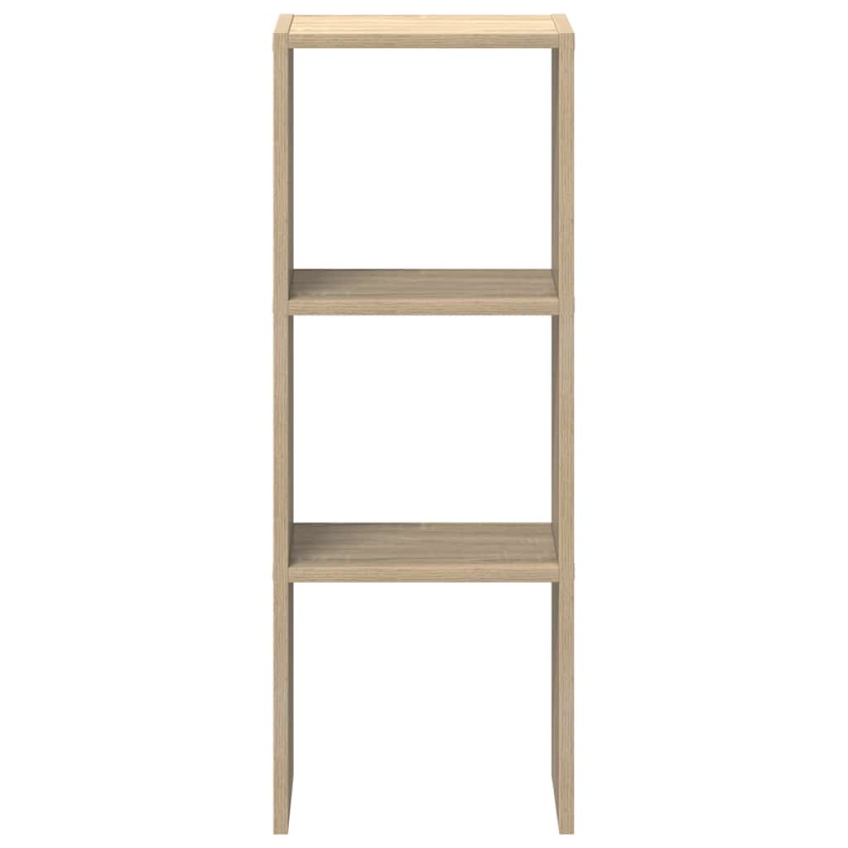 vidaXL Βιβλιοθήκη Στοιβαζόμενα Sonoma Δρυς 30x30x80 εκ. Επεξ. Ξύλο