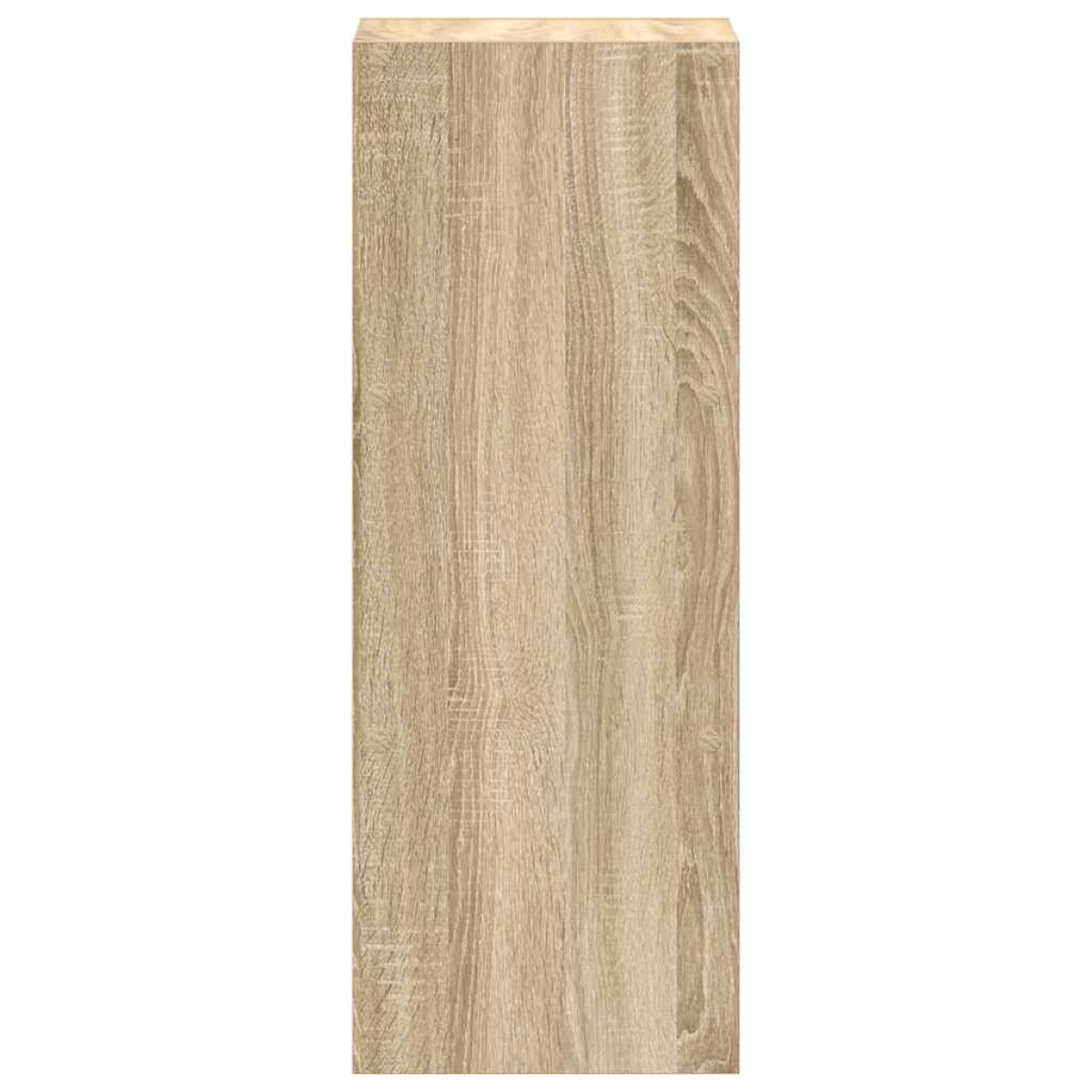 vidaXL Βιβλιοθήκη Στοιβαζόμενα Sonoma Δρυς 30x30x80 εκ. Επεξ. Ξύλο