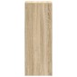 vidaXL Βιβλιοθήκη Στοιβαζόμενα Sonoma Δρυς 30x30x80 εκ. Επεξ. Ξύλο