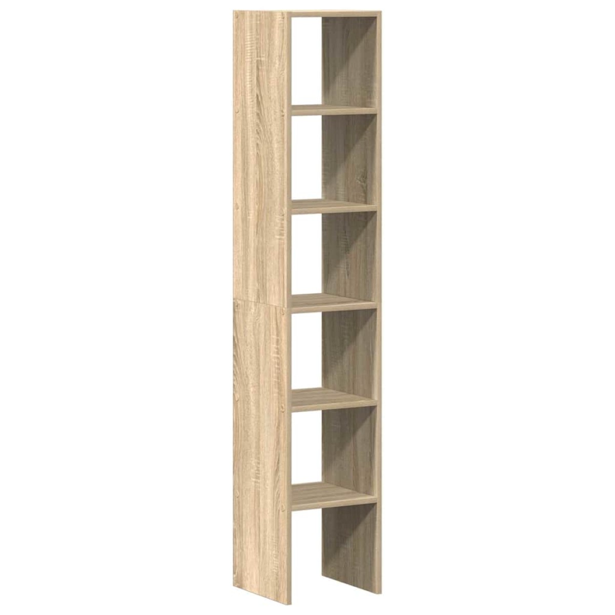 vidaXL Βιβλιοθήκες 2 τεμ. Στοιβαζόμενα Sonoma Δρυς 30x30x80 εκ.
