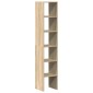 vidaXL Βιβλιοθήκες 2 τεμ. Στοιβαζόμενα Sonoma Δρυς 30x30x80 εκ.