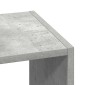 vidaXL Βιβλιοθήκη Στοιβαζόμενα Γκρι Σκυροδ. 30x30x80 εκ. Επεξ. Ξύλο