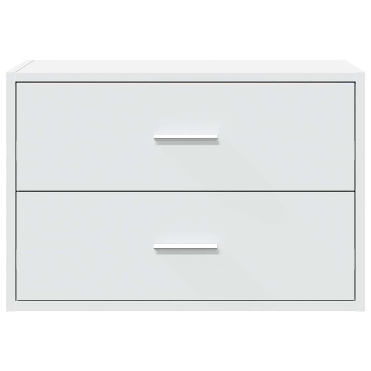 vidaXL Ντουλάπι με 2συρτάρια Λευκό 60x31x40cm Ξύλινο μηχανουργικό ξύλο