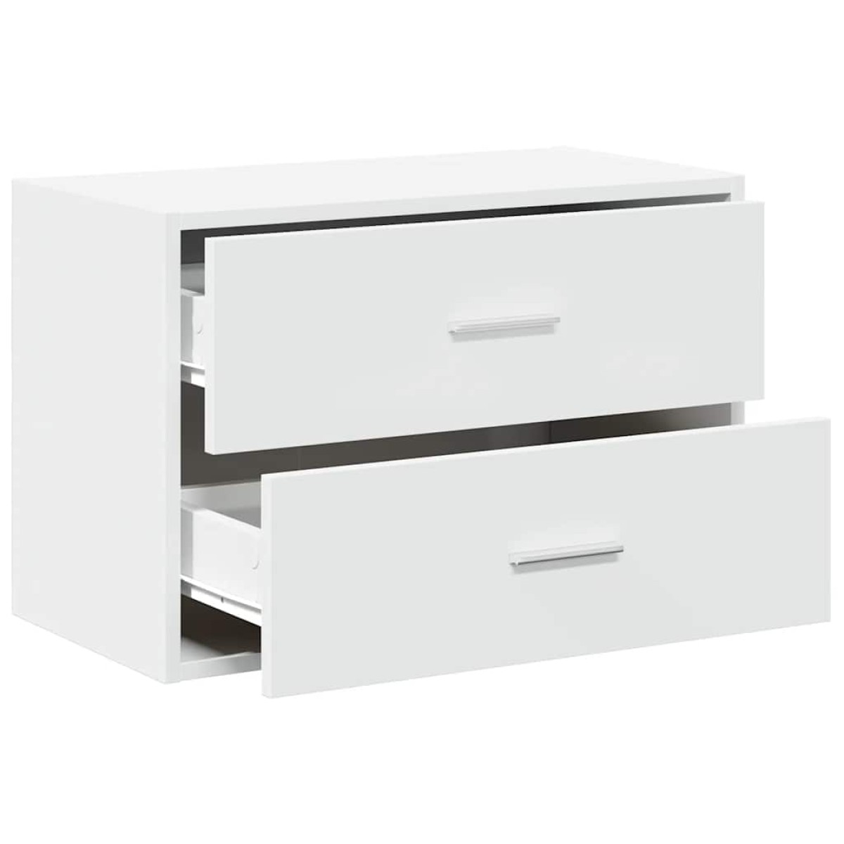 vidaXL Ντουλάπι με 2συρτάρια Λευκό 60x31x40cm Ξύλινο μηχανουργικό ξύλο