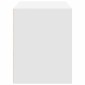 vidaXL Ντουλάπι με 2συρτάρια Λευκό 60x31x40cm Ξύλινο μηχανουργικό ξύλο