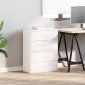 vidaXL Ντουλάπια με 4 συρτάρια 2 τεμάχια Λευκό 60x31x40 cm