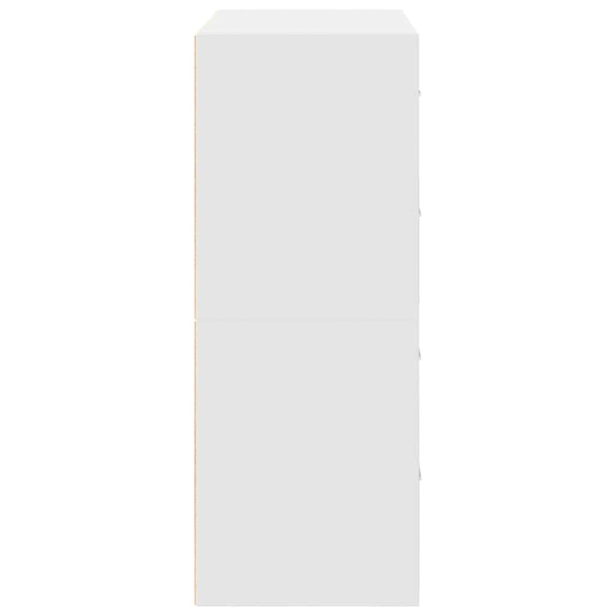 vidaXL Ντουλάπια με 4 συρτάρια 2 τεμάχια Λευκό 60x31x40 cm