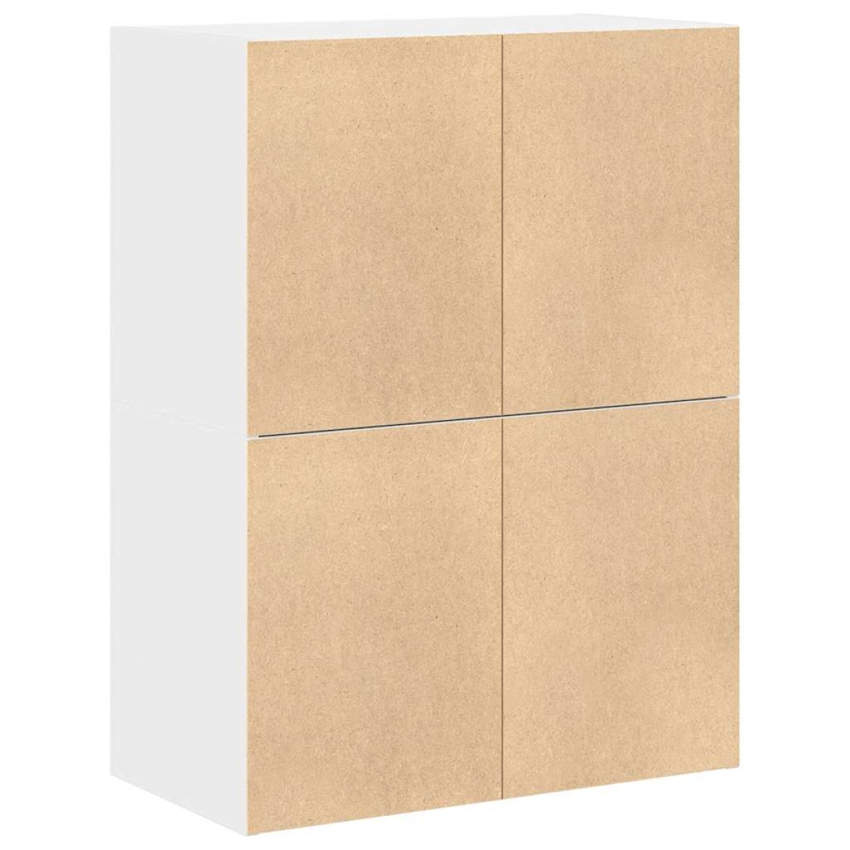 vidaXL Ντουλάπια με 4 συρτάρια 2 τεμάχια Λευκό 60x31x40 cm