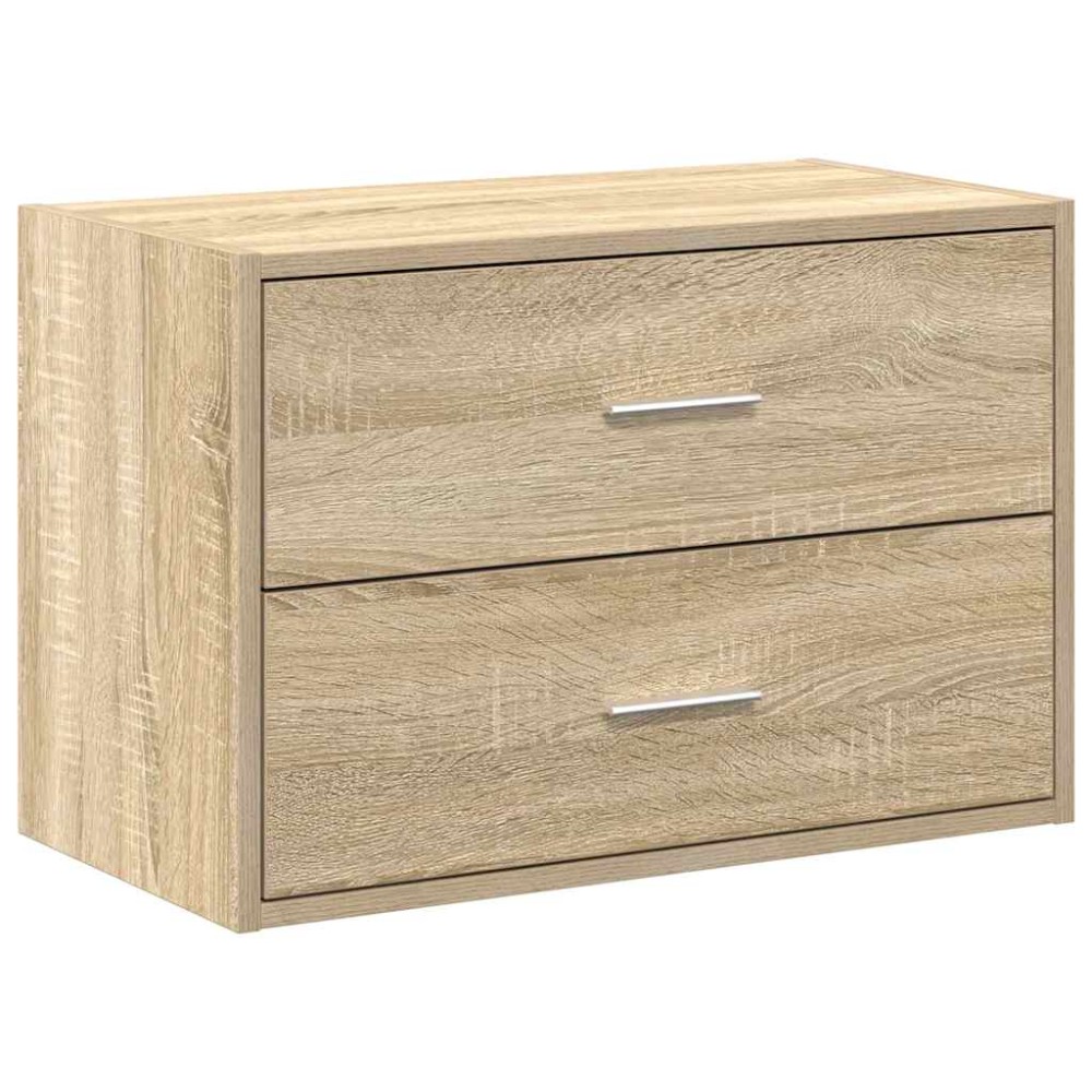 vidaXL Ντουλάπι με 2 συρτάρια Sonoma Δρυς 60x31x40 εκ. από Επεξ. Ξύλο
