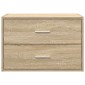 vidaXL Ντουλάπι με 2 συρτάρια Sonoma Δρυς 60x31x40 εκ. από Επεξ. Ξύλο