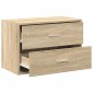 vidaXL Ντουλάπι με 2 συρτάρια Sonoma Δρυς 60x31x40 εκ. από Επεξ. Ξύλο