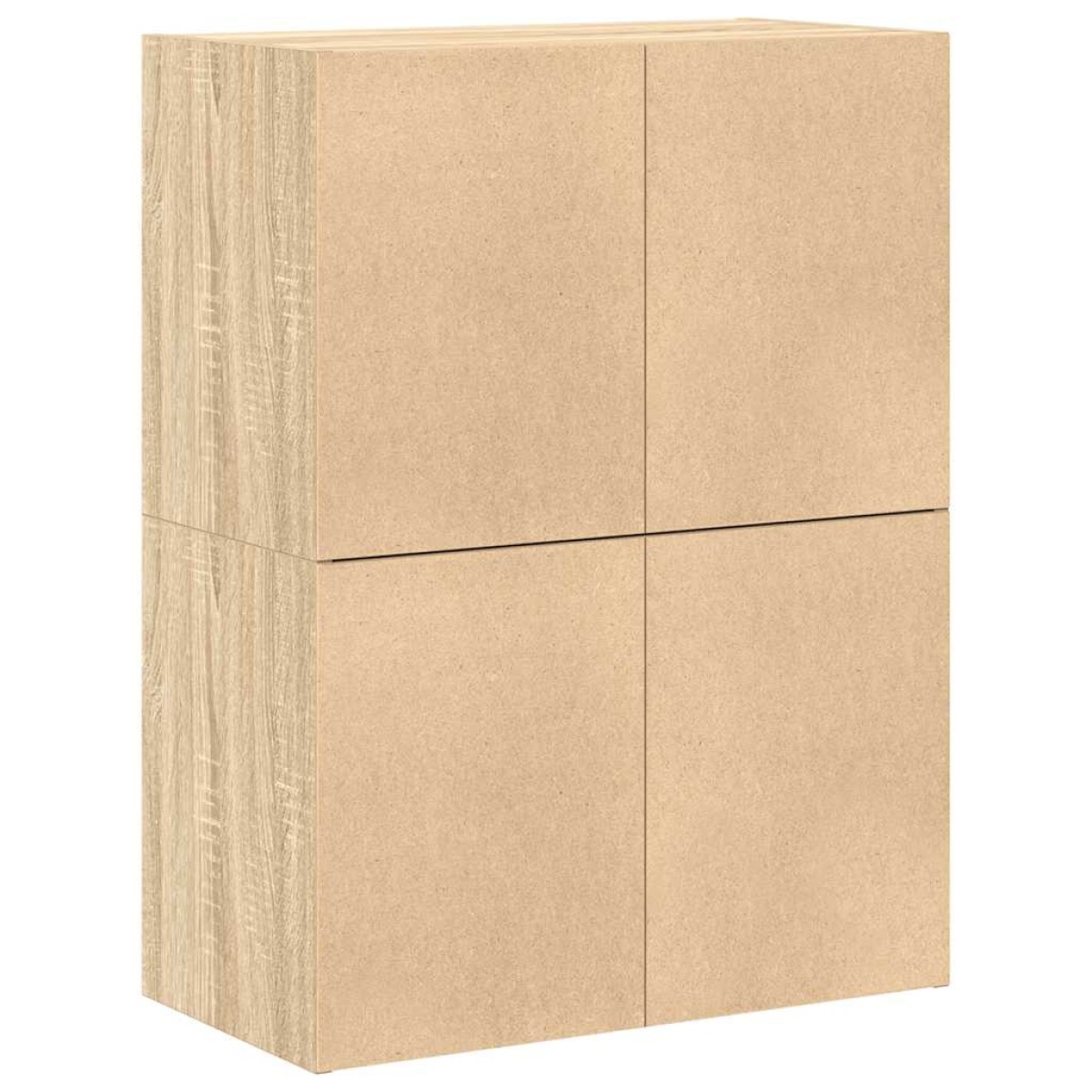 vidaXL Ντουλάπια με 4 συρτάρια 2 τεμ. Sonoma Δρυς 60x31x40 εκ.