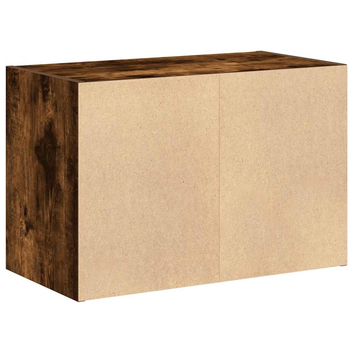vidaXL Ντουλάπι με 2 συρτάρια Καπνιστή Δρυς 60x31x40εκ. από Επεξ. Ξύλο