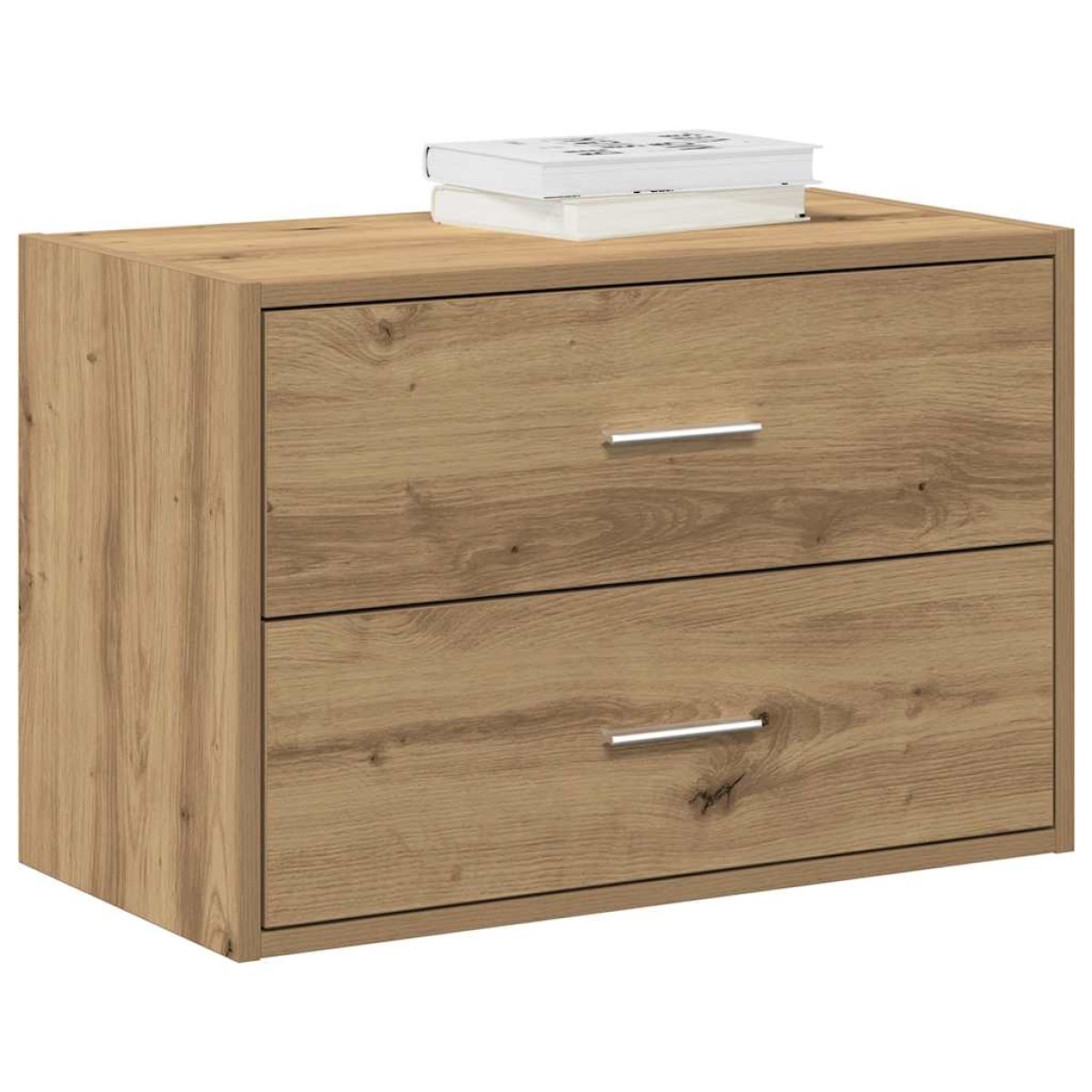 vidaXL Ντουλάπι με 2 συρτάρια Αρτισιανή Δρυς 60x31x40 εκ. Επεξ. Ξύλο