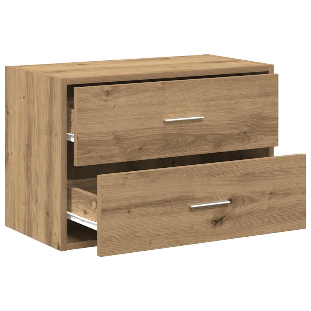 vidaXL Ντουλάπι με 2 συρτάρια Αρτισιανή Δρυς 60x31x40 εκ. Επεξ. Ξύλο