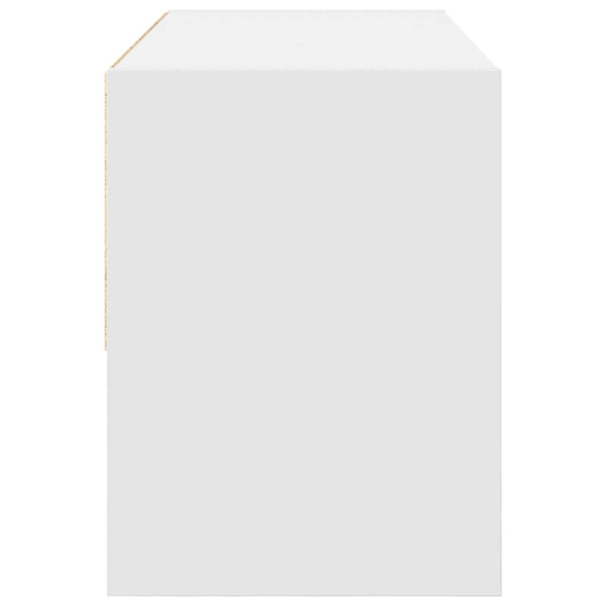 vidaXL Ράφι παπουτσιών στοιβαζόμενο λευκό 89,5x30x40 cm