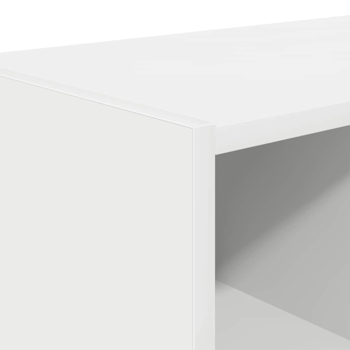 vidaXL Ράφι παπουτσιών στοιβαζόμενο λευκό 89,5x30x40 cm