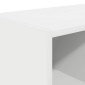 vidaXL Ράφι παπουτσιών στοιβαζόμενο λευκό 89,5x30x40 cm