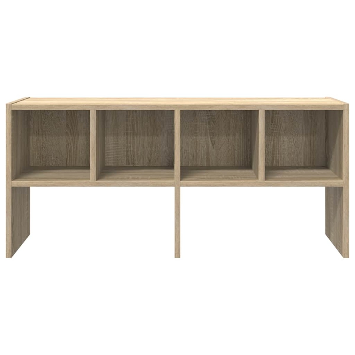 vidaXL Ράφι παπουτσιών στοιβαζόμενο Sonoma Oak 89,5x30x40 cm