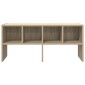 vidaXL Ράφι παπουτσιών στοιβαζόμενο Sonoma Oak 89,5x30x40 cm