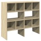 vidaXL Ράφια παπουτσιών 2 τμχ στοιβαζόμενα Sonoma Oak 89,5x30x40 cm