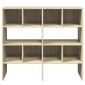 vidaXL Ράφια παπουτσιών 2 τμχ στοιβαζόμενα Sonoma Oak 89,5x30x40 cm