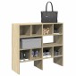 vidaXL Ράφια παπουτσιών 2 τμχ στοιβαζόμενα Sonoma Oak 89,5x30x40 cm