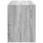 vidaXL Ράφι παπουτσιών στοιβαζόμενο γκρι Sonoma 89,5x30x40 cm