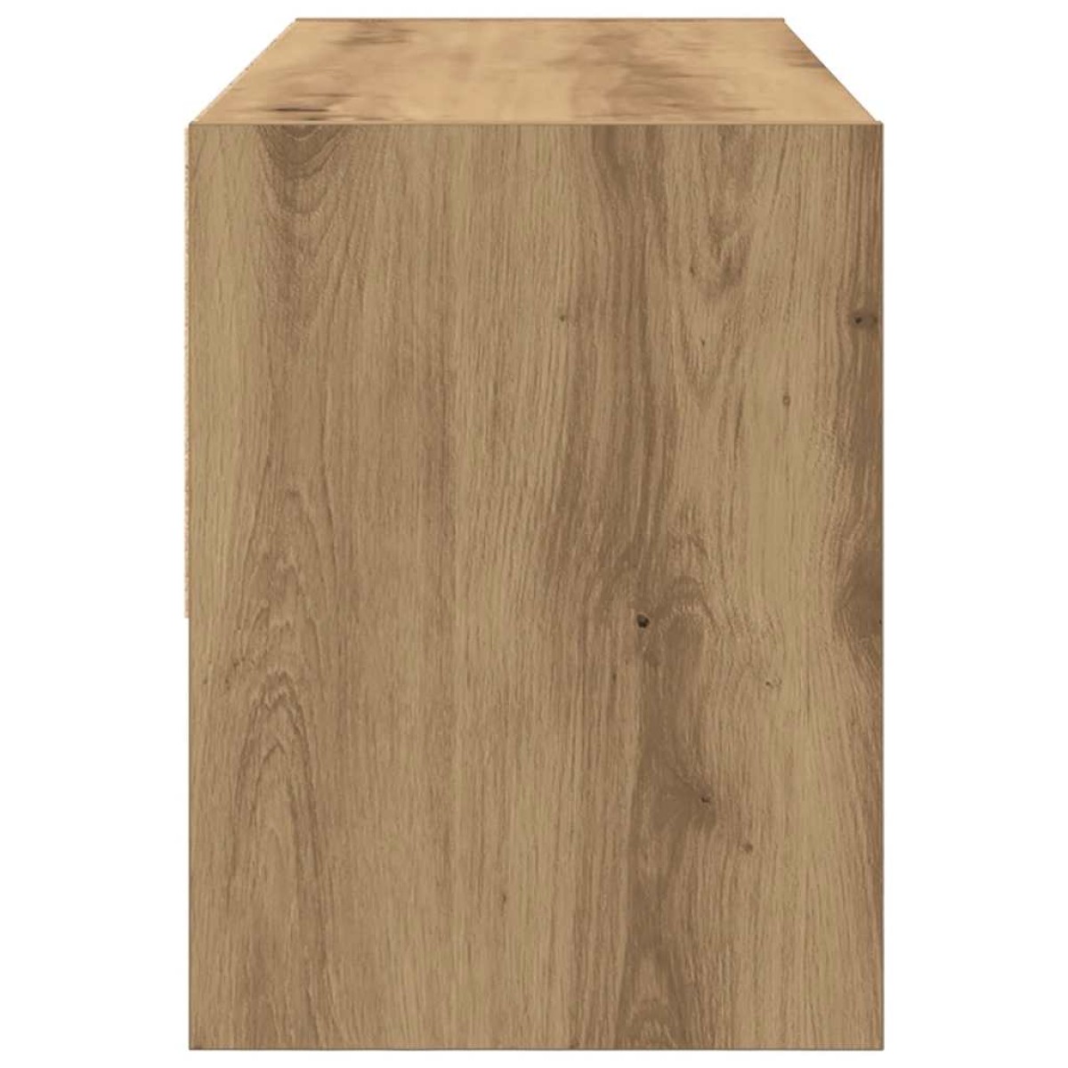 vidaXL Ράφι παπουτσιών στοιβαζόμενο Artisan Oak 89,5x30x40 cm