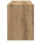 vidaXL Ράφι παπουτσιών στοιβαζόμενο Artisan Oak 89,5x30x40 cm