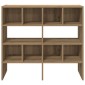 vidaXL Ράφια παπουτσιών 2 τμχ στοιβαζόμενα Artisan Oak 89,5x30x40 cm
