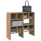 vidaXL Ράφια παπουτσιών 2 τμχ στοιβαζόμενα Artisan Oak 89,5x30x40 cm